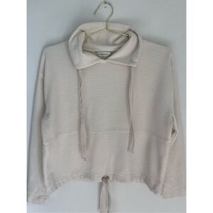 CLUB MONACO Waffle Knit Sweatshirt Size Large